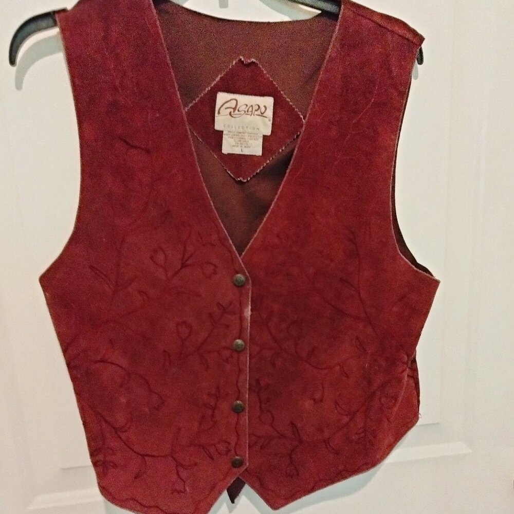 Vintage leather vest